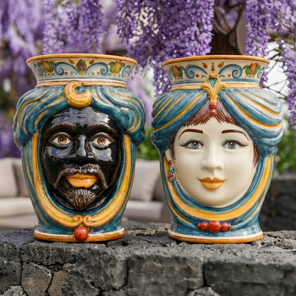 Testa di Moro, Decoro Sicily. Ceramiche Sofia, Caltagirone