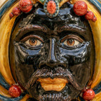 Testa di Moro, maurischer Mann, Decoro Sicily. Sizilianische Keramik aus Caltagirone, Sofia